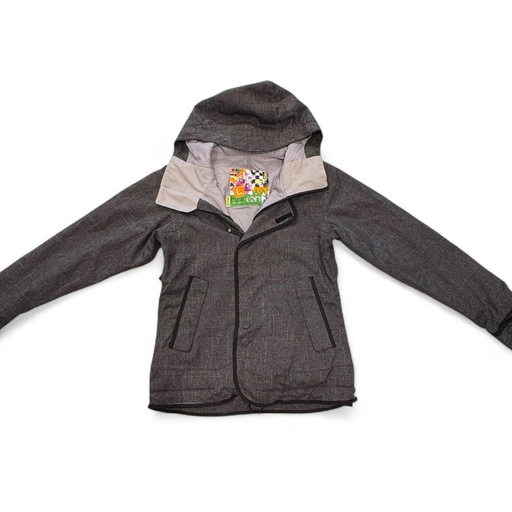 Burton DryRide Charcoal Hooded Snowboard Jacket | Small